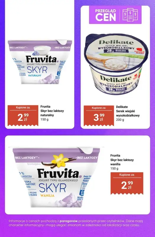 Biedronka - gazetka promocyjna Produkty FIT i PROTEINOWE - przegląd cen   - strona 2