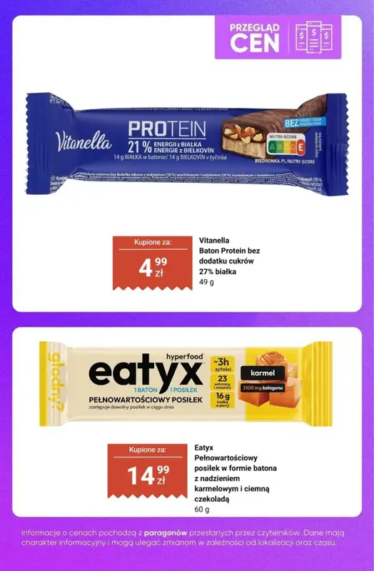 Biedronka - gazetka promocyjna Produkty FIT i PROTEINOWE - przegląd cen od piątku 09.10 do poniedziałku 12.10 - strona 4