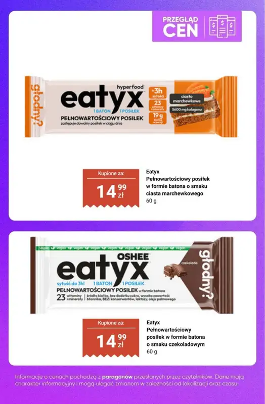 Biedronka - gazetka promocyjna Produkty FIT i PROTEINOWE - przegląd cen od piątku 09.10 do poniedziałku 12.10 - strona 15