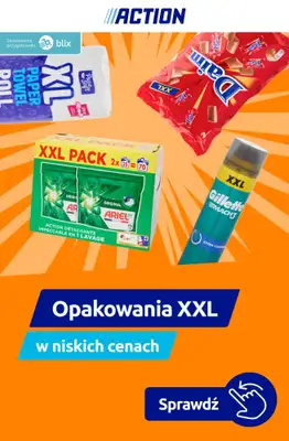 Action - gazetka promocyjna Opakowania XXL w SUPER niskich cenach! od piątku 09.10 do wtorku 13.10