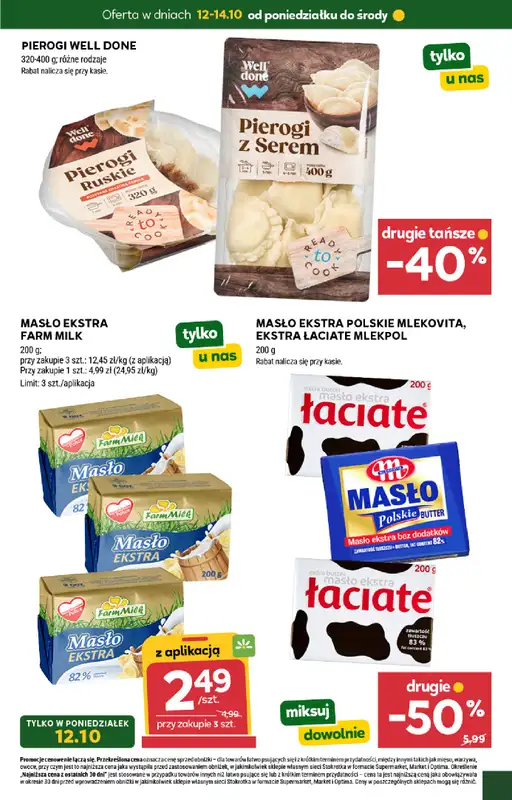 Stokrotka - gazetka promocyjna Hity na start od poniedziałku 12.10 do środy 14.10 - strona 3