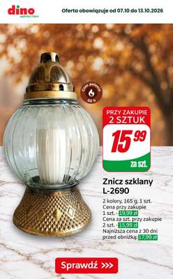 Dino - gazetka promocyjna Super promocje na znicze i wkłady od piątku 09.10 do wtorku 13.10 - strona 6