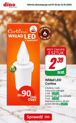 Dino - gazetka promocyjna Super promocje na znicze i wkłady od piątku 09.10 do wtorku 13.10 - strona 10
