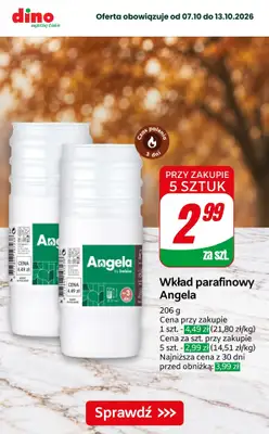 Dino - gazetka promocyjna Super promocje na znicze i wkłady od piątku 09.10 do wtorku 13.10 - strona 8