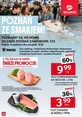 Selgros - gazetka promocyjna Poznań ze smakiem od czwartku 08.10 do piątku 09.10