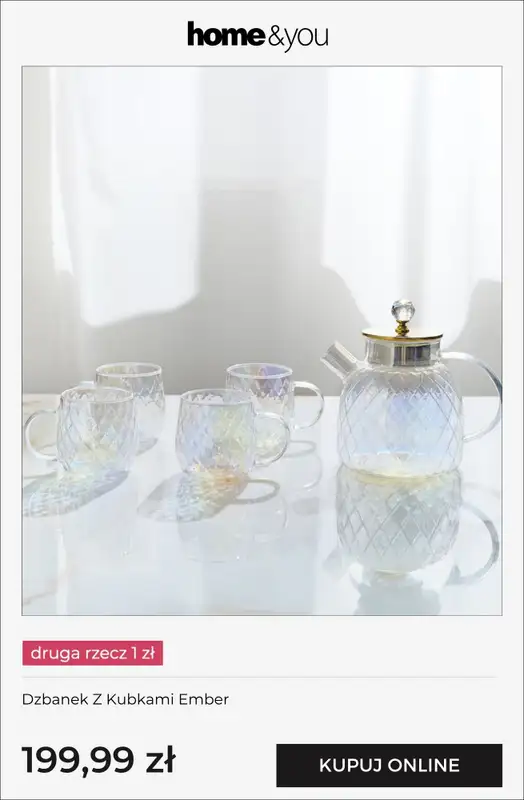 home&you - gazetka promocyjna Druga rzecz 1 zł od czwartku 08.10 do środy 14.10 - strona 6