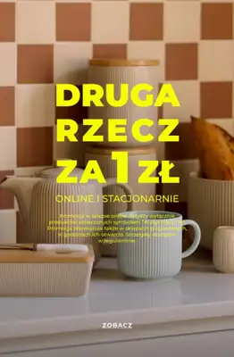 home&you - gazetka promocyjna Druga rzecz 1 zł od czwartku 08.10 do środy 14.10