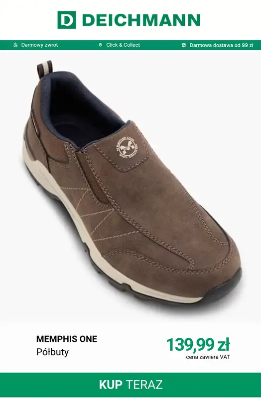 Deichmann - gazetka promocyjna Półbuty męskie od czwartku 08.10  - strona 9