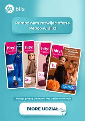 Pepco - gazetka promocyjna Ankieta od czwartku 08.10 do niedzieli 11.10