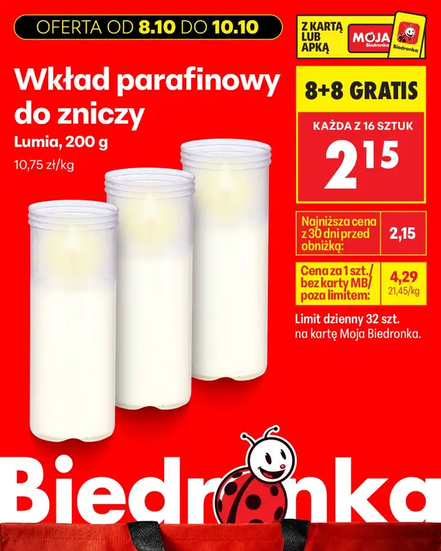 Biedronka - gazetka promocyjna Biedronkowe oszczędności od czwartku od czwartku 08.10 do soboty 10.10 - strona 15