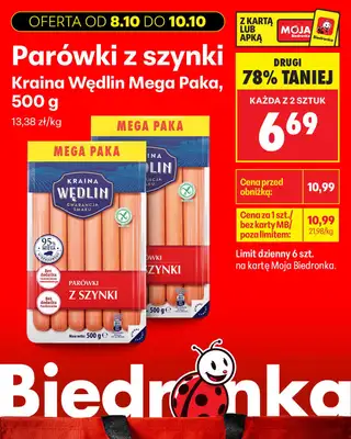 Biedronka - gazetka promocyjna Biedronkowe oszczędności od czwartku od czwartku 08.10 do soboty 10.10 - strona 8