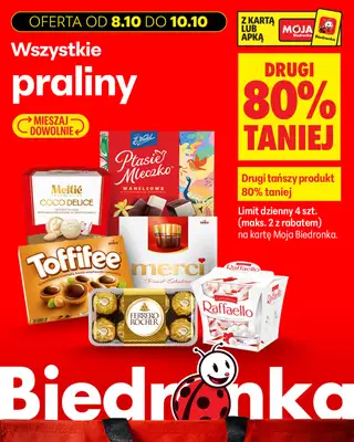 Biedronka - gazetka promocyjna Biedronkowe oszczędności od czwartku od czwartku 08.10 do soboty 10.10