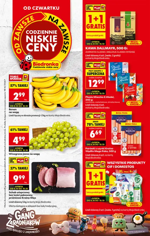 Biedronka - gazetka promocyjna Od czwartku  