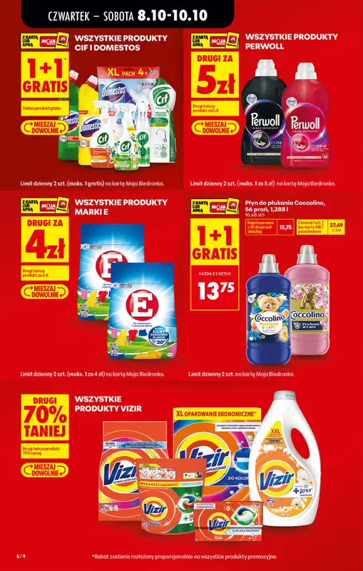 Biedronka - gazetka promocyjna Od czwartku od czwartku 08.10 do środy 14.10 - strona 12
