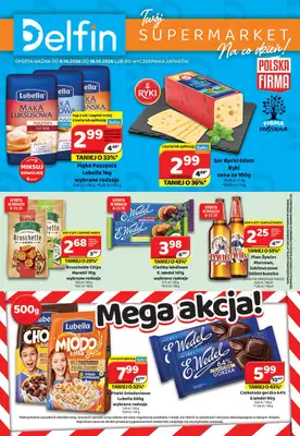 Delfin - gazetka promocyjna Gazetka od piątku 09.10 do niedzieli 18.10