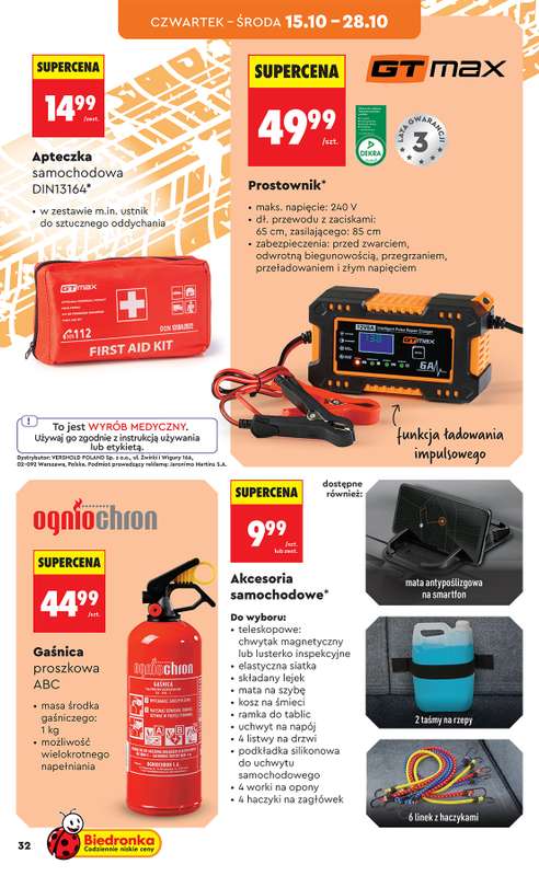 Biedronka - gazetka promocyjna Hity i inspiracje, od 10.10 od soboty 10.10 do środy 28.10 - strona 32