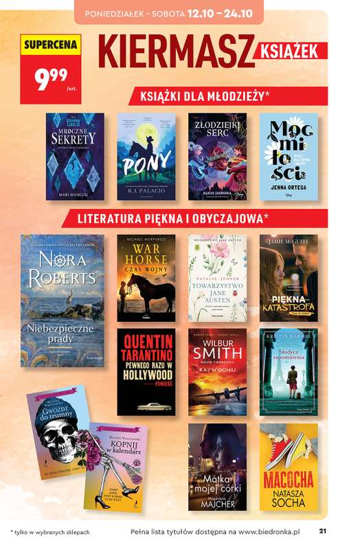 Biedronka - gazetka promocyjna Hity i inspiracje, od 10.10 od soboty 10.10 do środy 28.10 - strona 21