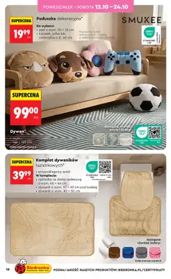 Biedronka - gazetka promocyjna Hity i inspiracje, od 10.10 od soboty 10.10 do środy 28.10 - strona 16