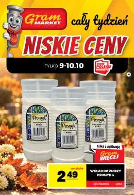 Gram Market - gazetka promocyjna Cały tydzień niskie ceny od piątku 09.10 do środy 14.10