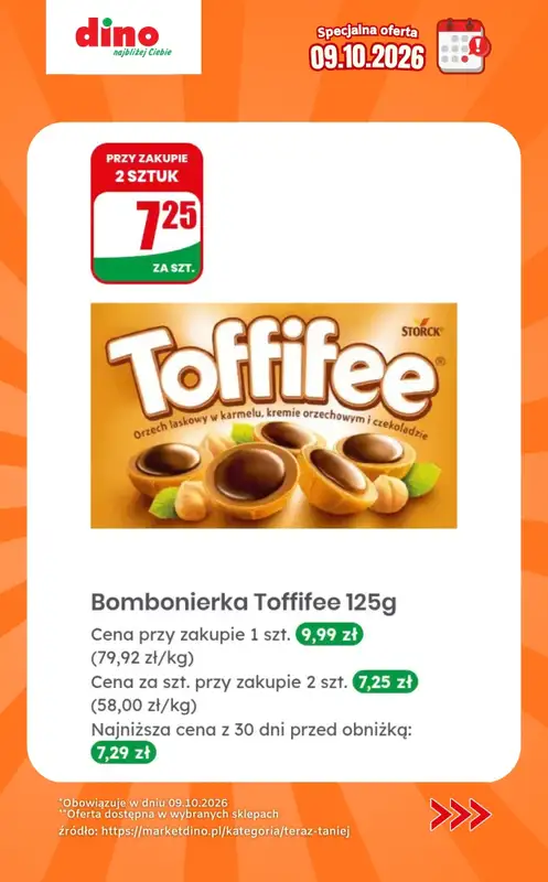 Dino - gazetka promocyjna Specjalna oferta na 09.10.2026 - promocje spoza gazetki od piątku 09.10 do piątku 09.10 - strona 2