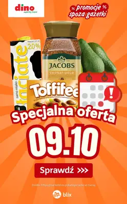 Dino - gazetka promocyjna Specjalna oferta na 09.10.2026 - promocje spoza gazetki od piątku 09.10 do piątku 09.10
