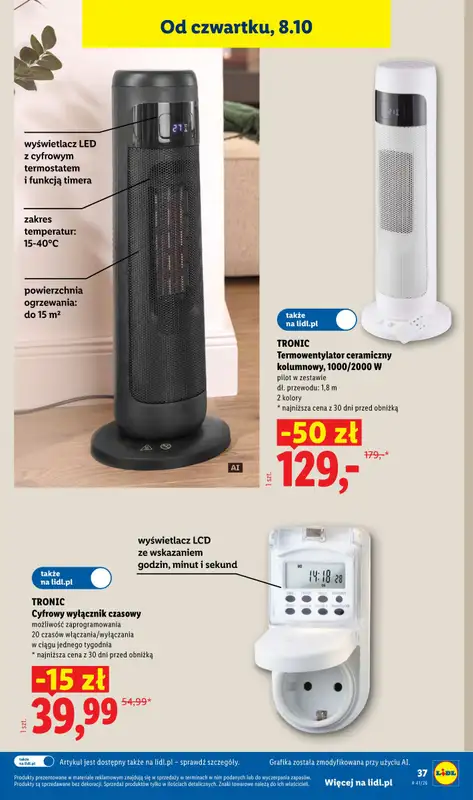 Lidl - gazetka promocyjna Katalog od poniedziałku 05.10 do soboty 10.10 - strona 47