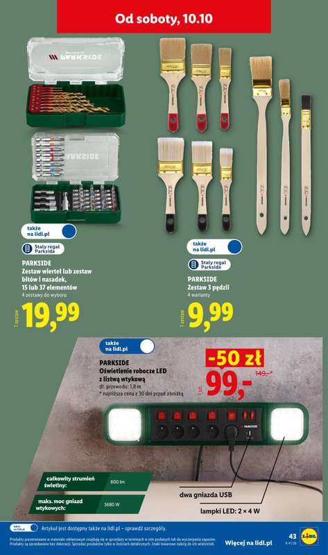 Lidl - gazetka promocyjna Katalog od poniedziałku 05.10 do soboty 10.10 - strona 53