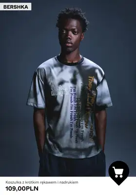 Bershka - gazetka promocyjna Koszulki męskie od 55,90 PLN od soboty 10.10  - strona 9