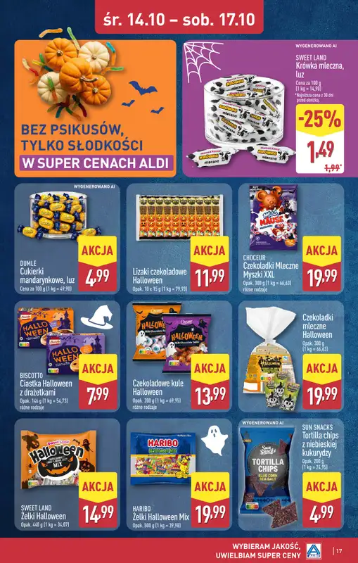 Aldi - gazetka promocyjna Warszawa, ul. Orzechowa 37, WIELKIE OTWARCIE już w ŚRODĘ 14.10! od środy 14.10 do soboty 17.10 - strona 17