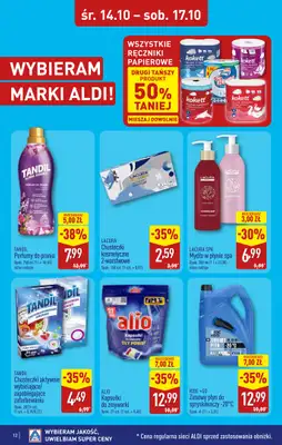 Aldi - gazetka promocyjna Warszawa, ul. Orzechowa 37, WIELKIE OTWARCIE już w ŚRODĘ 14.10! od środy 14.10 do soboty 17.10 - strona 12