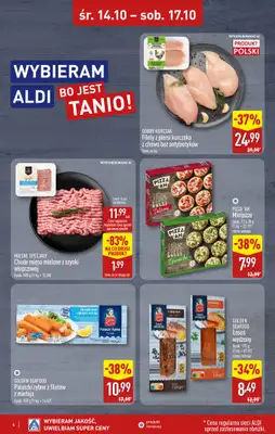 Aldi - gazetka promocyjna Warszawa, ul. Orzechowa 37, WIELKIE OTWARCIE już w ŚRODĘ 14.10! od środy 14.10 do soboty 17.10 - strona 4
