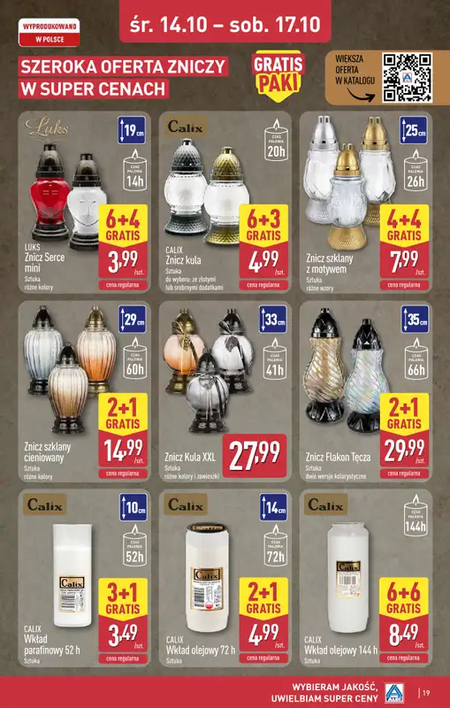 Aldi - gazetka promocyjna Warszawa, ul. Orzechowa 37, WIELKIE OTWARCIE już w ŚRODĘ 14.10! od środy 14.10 do soboty 17.10 - strona 19