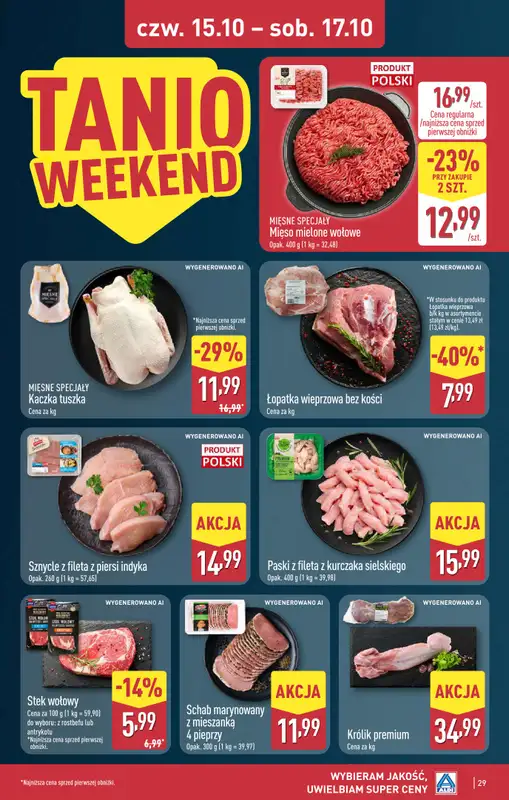 Aldi - gazetka promocyjna Warszawa, ul. Orzechowa 37, WIELKIE OTWARCIE już w ŚRODĘ 14.10! od środy 14.10 do soboty 17.10 - strona 29