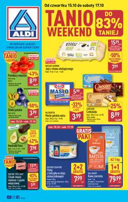Aldi - gazetka promocyjna Weekend super cen w Aldi! od czwartku 15.10 do soboty 17.10