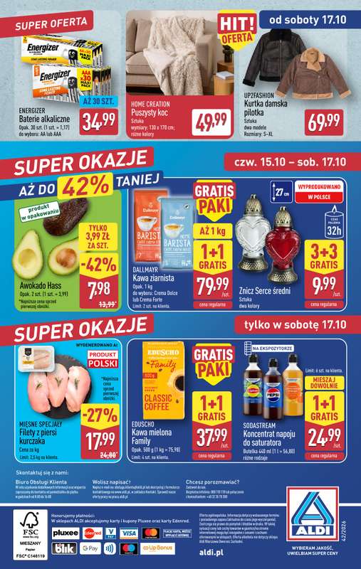 Aldi - gazetka promocyjna Weekend super cen w Aldi! od czwartku 15.10 do soboty 17.10 - strona 14