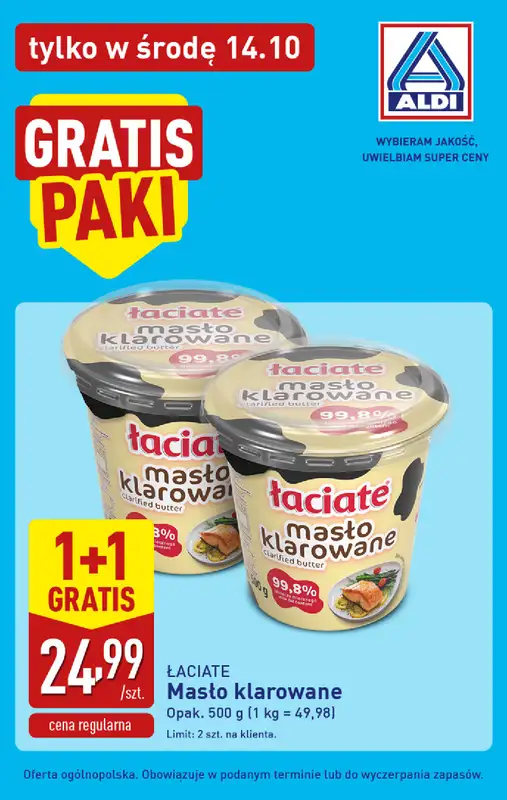 Aldi - gazetka promocyjna Tania ŚRODA w ALDI! od środy 14.10 do środy 14.10 - strona 3