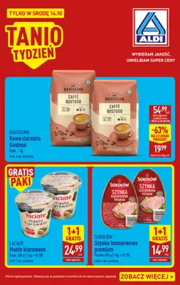 Aldi - gazetka promocyjna Tania ŚRODA w ALDI! od środy 14.10 do środy 14.10