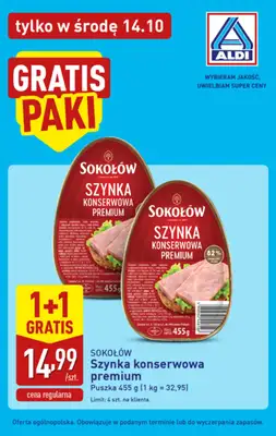 Aldi - gazetka promocyjna Tania ŚRODA w ALDI! od środy 14.10 do środy 14.10 - strona 4