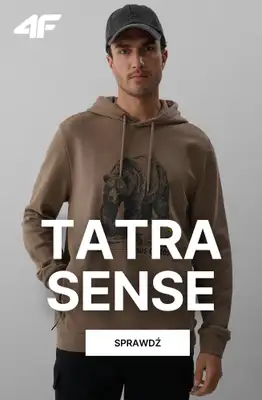 4F - gazetka promocyjna Kolekcja Tatra Sense dla niego od niedzieli 11.10 