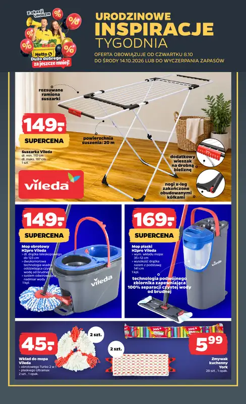 Netto - gazetka promocyjna Urodzinowe inspiracje tygodnia  