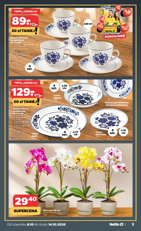 Netto - gazetka promocyjna Urodzinowe inspiracje tygodnia   - strona 3