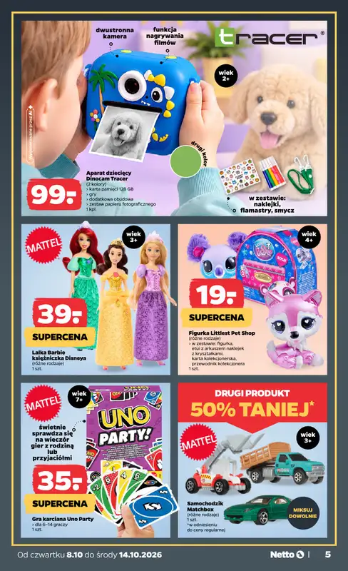 Netto - gazetka promocyjna Urodzinowe inspiracje tygodnia od czwartku 08.10 do środy 14.10 - strona 5