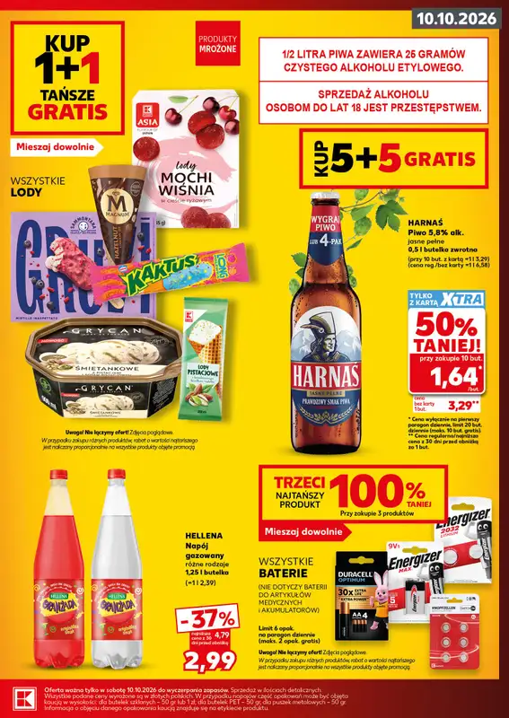 Kaufland - gazetka promocyjna Oferta Kaufland - SUPER SOBOTA od soboty 10.10 do soboty 10.10 - strona 3