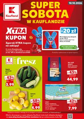 Kaufland - gazetka promocyjna Oferta Kaufland - SUPER SOBOTA od soboty 10.10 do soboty 10.10