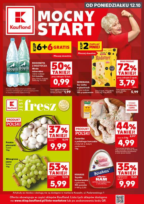Kaufland - gazetka promocyjna Mocny Start od poniedziałku 12.10 do środy 14.10