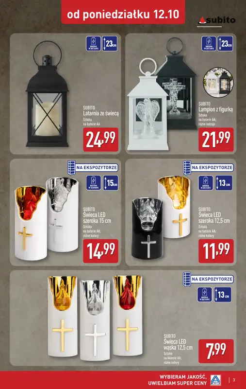 Aldi - gazetka promocyjna Światełko pamięci   - strona 3