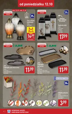 Aldi - gazetka promocyjna Światełko pamięci od poniedziałku 12.10 do soboty 17.10 - strona 6