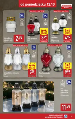 Aldi - gazetka promocyjna Światełko pamięci od poniedziałku 12.10 do soboty 17.10 - strona 5