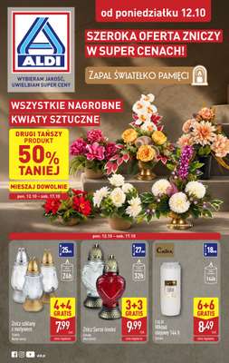 Aldi - gazetka promocyjna Światełko pamięci od poniedziałku 12.10 do soboty 17.10
