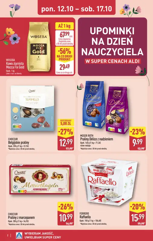 Aldi - gazetka promocyjna Upominki na Dzień Nauczyciela w super cenach!   - strona 2